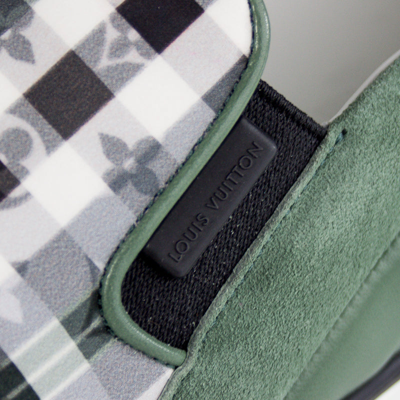 Louis Vuitton Green Monogram Twister Slip-On Sneaker