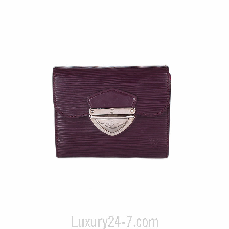 Louis Vuitton Purple Epi Joey Wallet