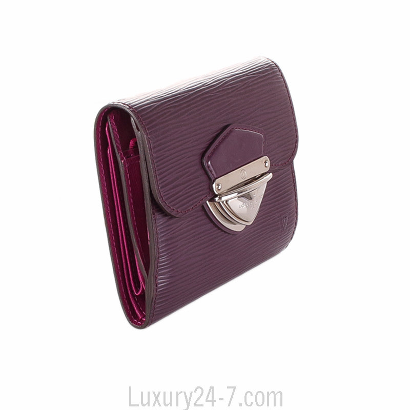 Louis Vuitton Purple Epi Joey Wallet