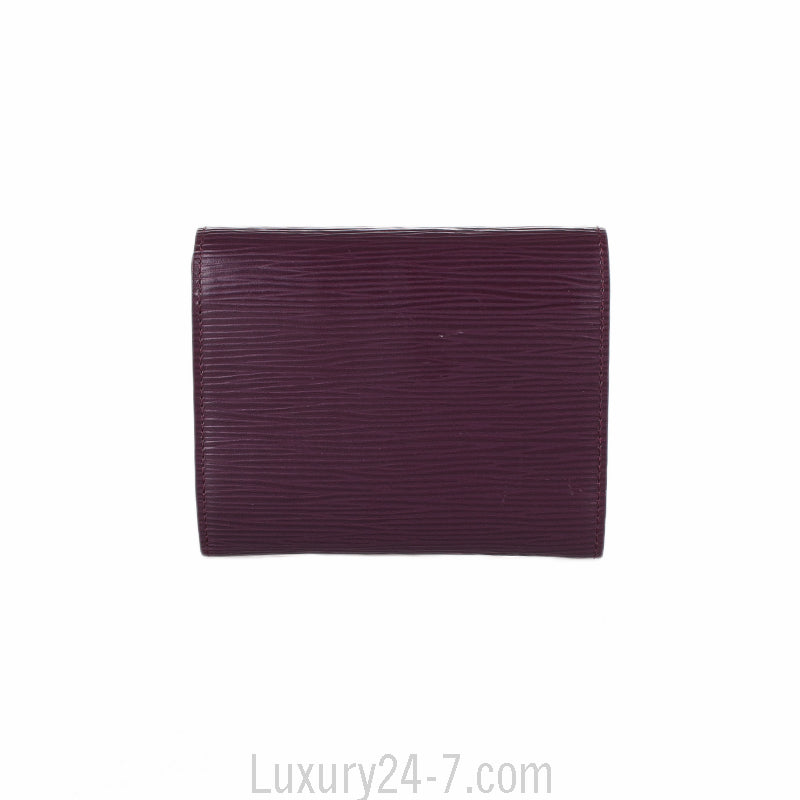 Louis Vuitton Purple Epi Joey Wallet