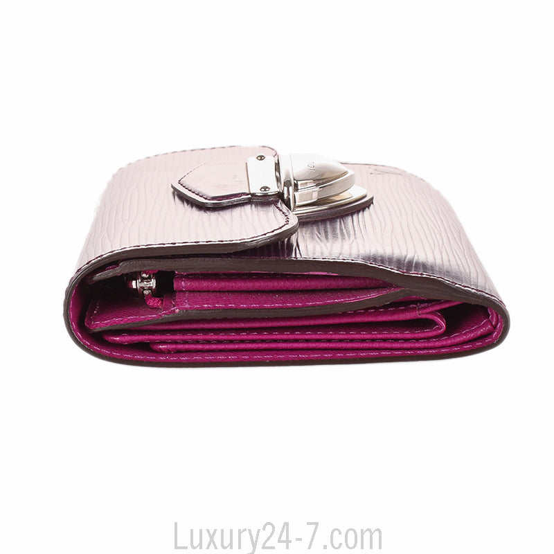 Louis Vuitton Purple Epi Joey Wallet