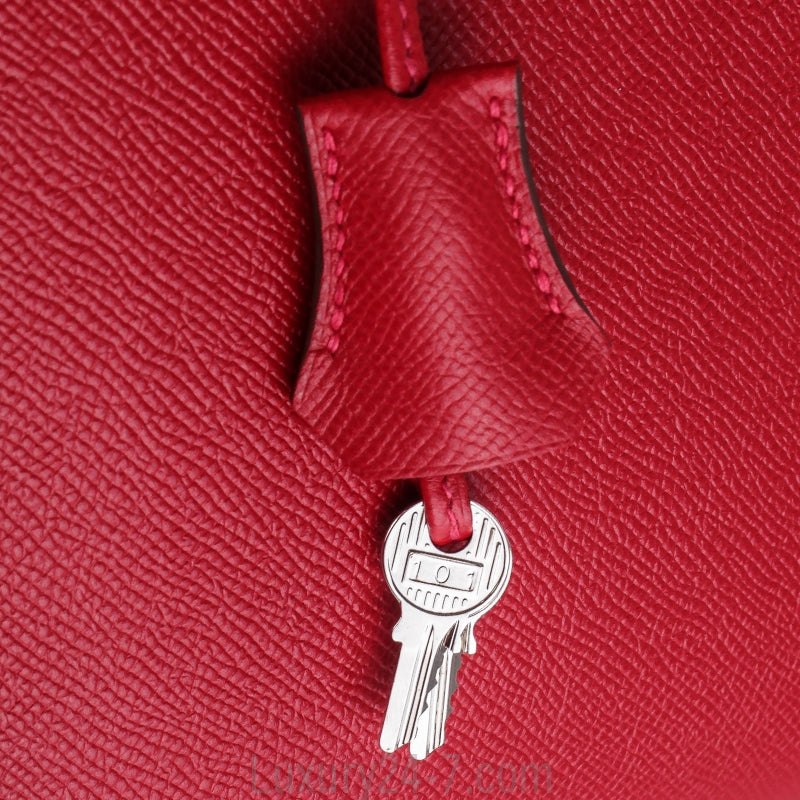 Hermes Rouge Casaque Epsom Sellier Kelly 28