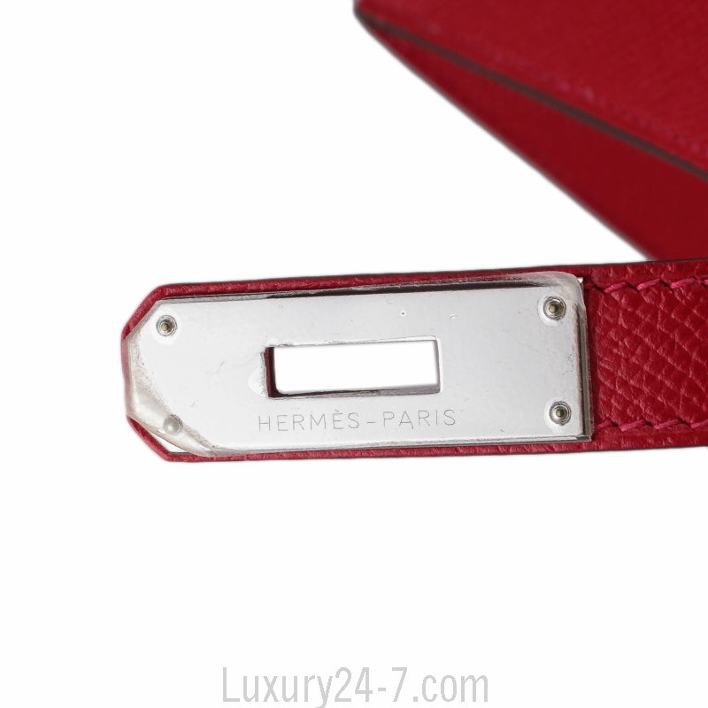 Hermes Rouge Casaque Epsom Sellier Kelly 28
