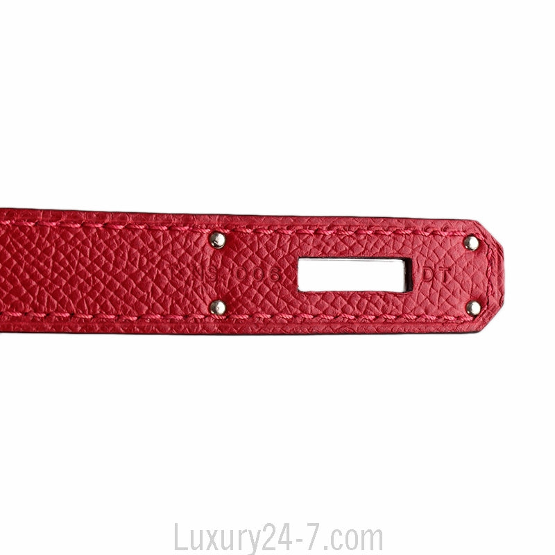 Hermes Rouge Casaque Epsom Sellier Kelly 28