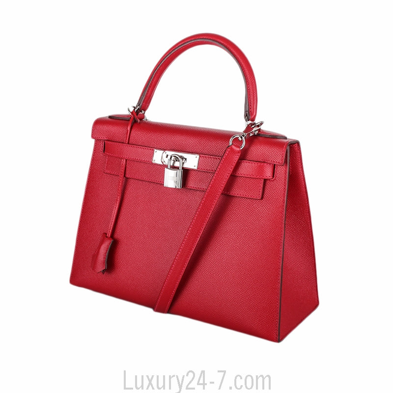 Hermes Rouge Casaque Epsom Sellier Kelly 28