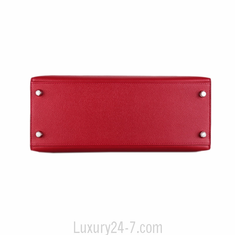 Hermes Rouge Casaque Epsom Sellier Kelly 28