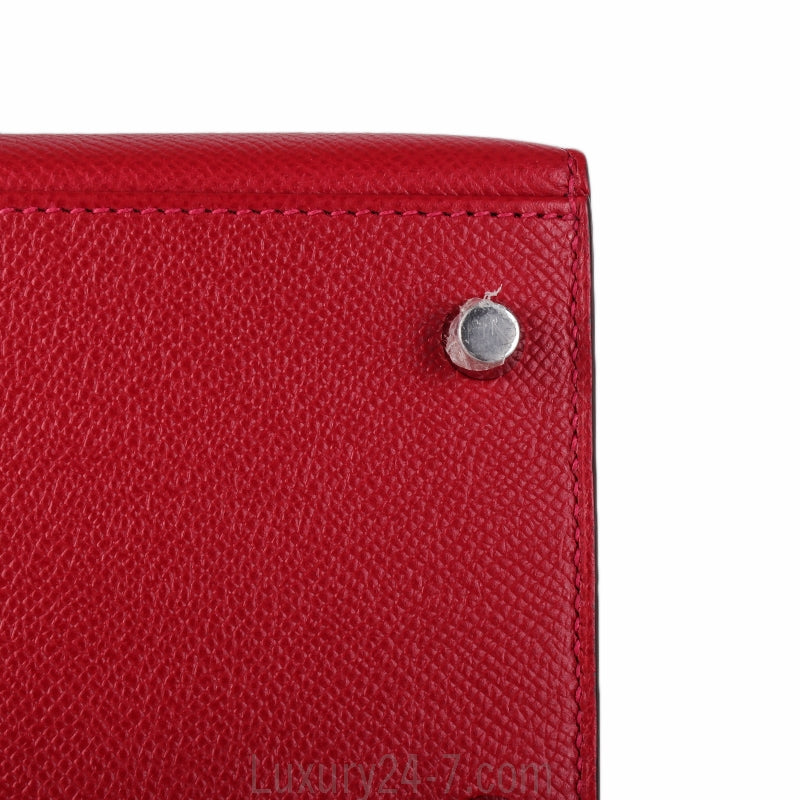 Hermes Rouge Casaque Epsom Sellier Kelly 28