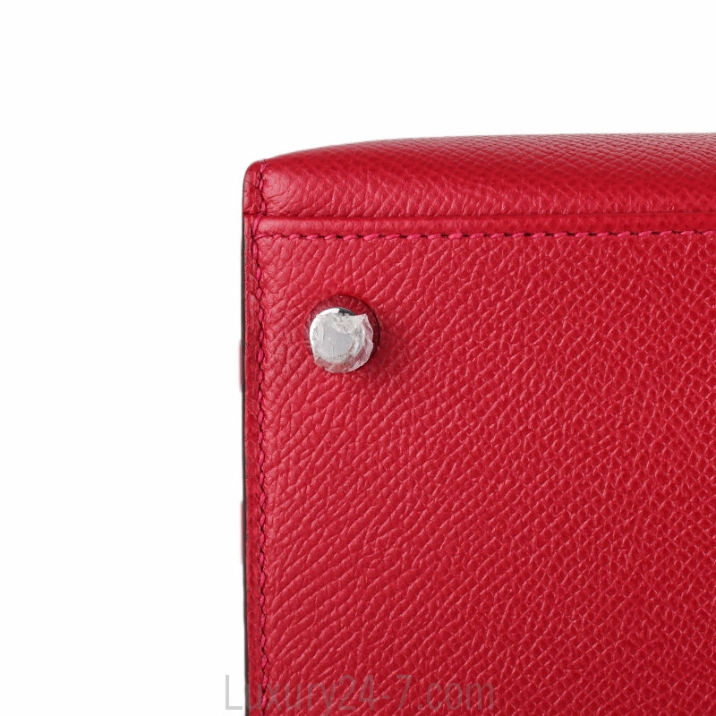 Hermes Rouge Casaque Epsom Sellier Kelly 28