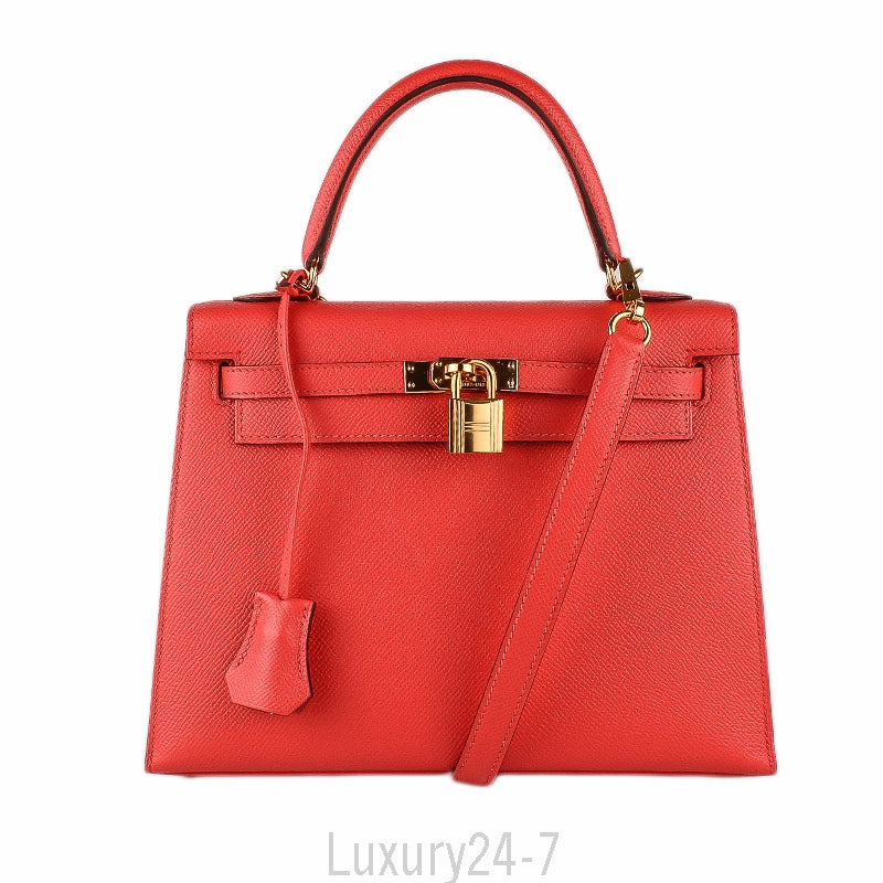 Hermes 2017 Rose Jaipur Epsom Kelly Sellier 25