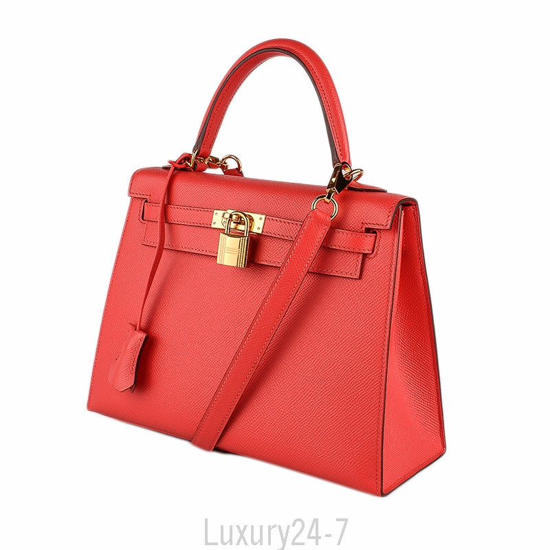 Hermes 2017 Rose Jaipur Epsom Kelly Sellier 25