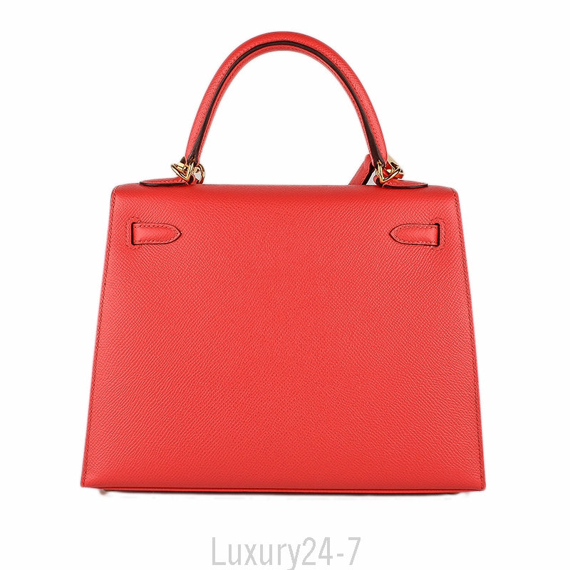 Hermes 2017 Rose Jaipur Epsom Kelly Sellier 25