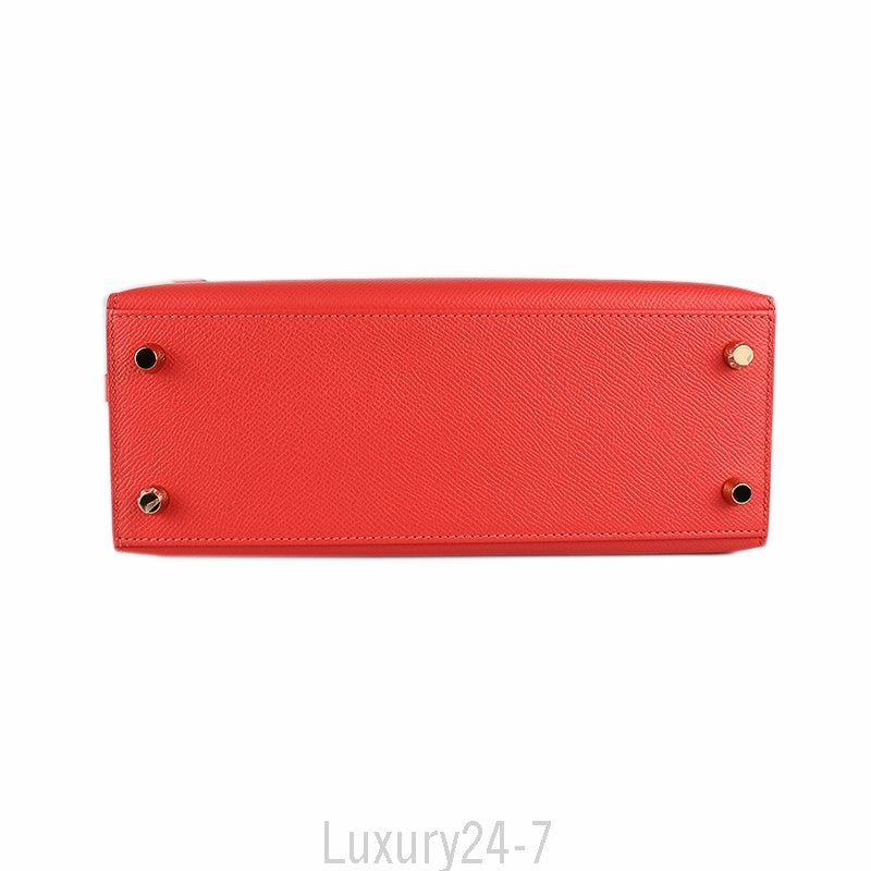 Hermes 2017 Rose Jaipur Epsom Kelly Sellier 25