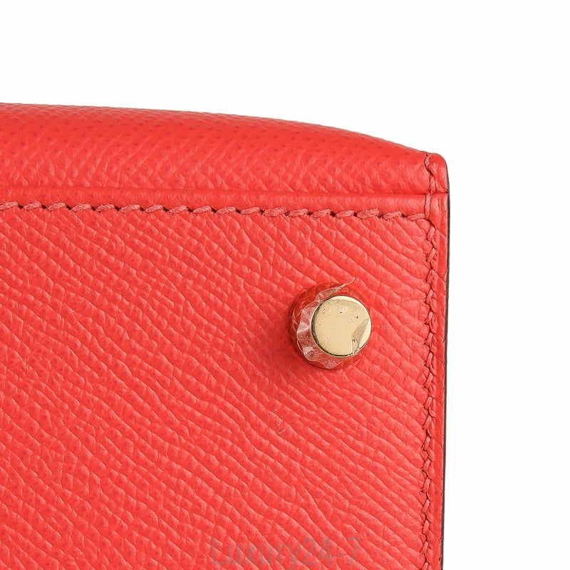 Hermes 2017 Rose Jaipur Epsom Kelly Sellier 25