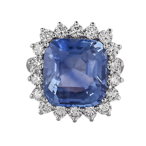 14+ carat Sapphire and Diamond Cocktail Ring