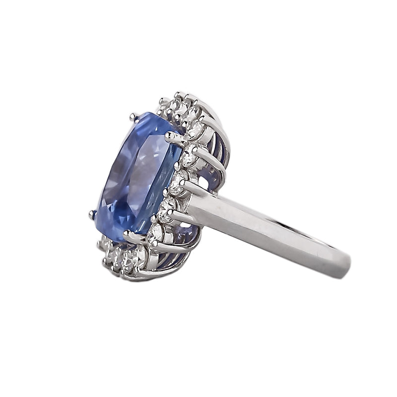 14+ carat Sapphire and Diamond Cocktail Ring