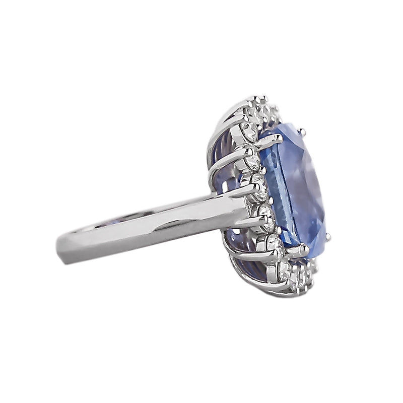 14+ carat Sapphire and Diamond Cocktail Ring