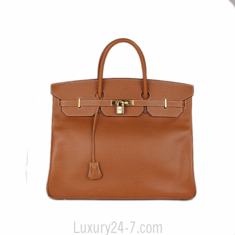 Hermes Gold Courvhevel Birkin 40