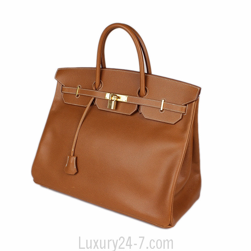 Hermes Gold Courvhevel Birkin 40