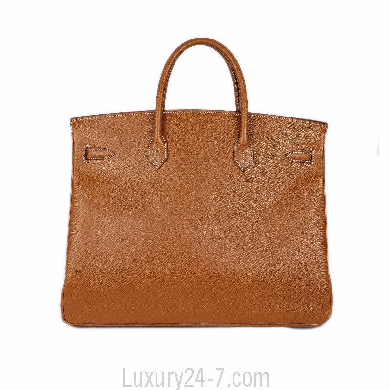 Hermes Gold Courvhevel Birkin 40