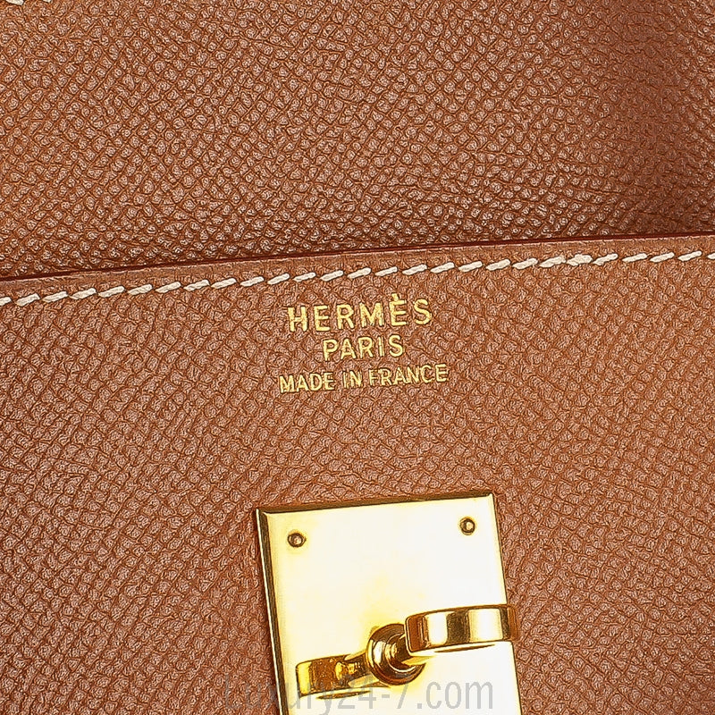 Hermes Gold Courvhevel Birkin 40