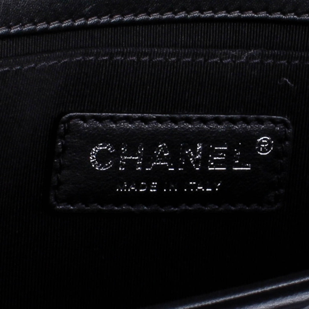 CHANEL 2017 Medium Chevron Boy Bag