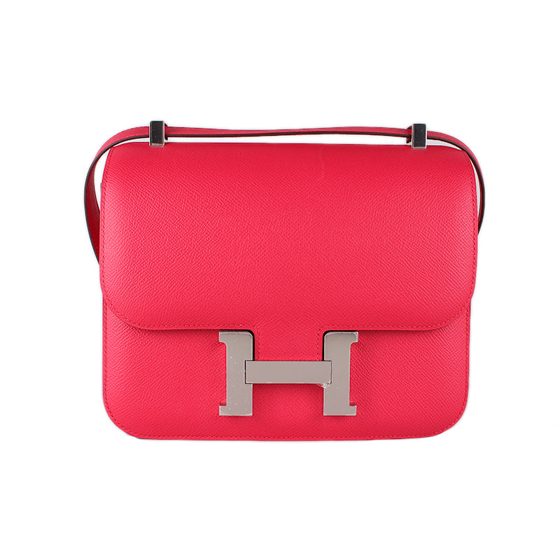Hermès Rose Extreme Epsom Constance 24
