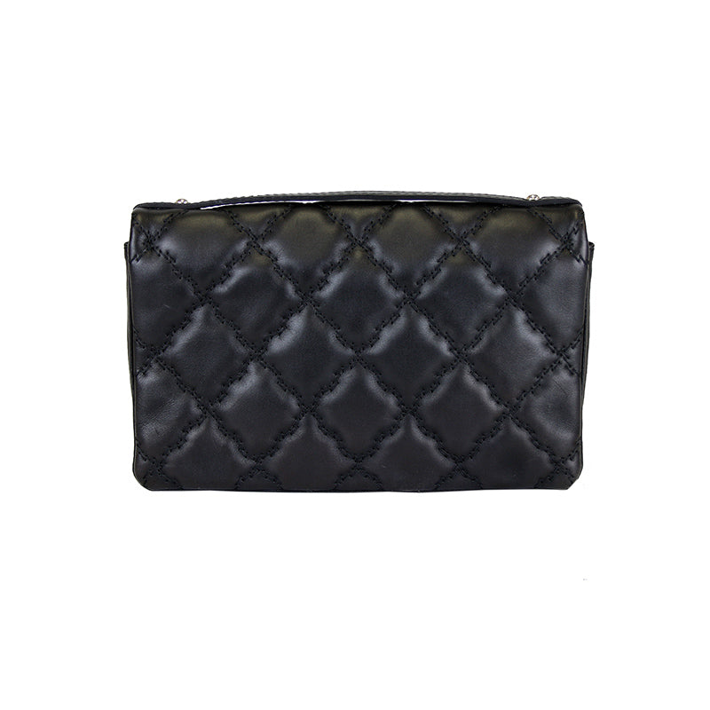 Chanel Hampton Black Mini Flap Bag