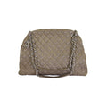 Chanel Large Mademoiselle Taupe Caviar Bag SHW