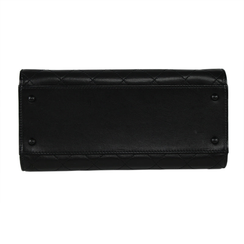 Chanel Medium Black Quilted Lambskin Bag