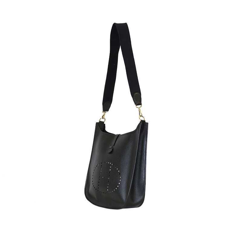 Hermes Evelyne I GM Black Bag GHW