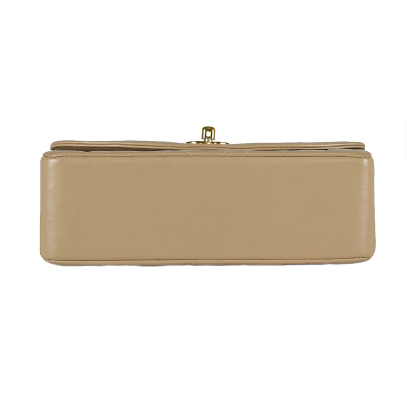 Chanel Beige Vintage Small Flap Bag
