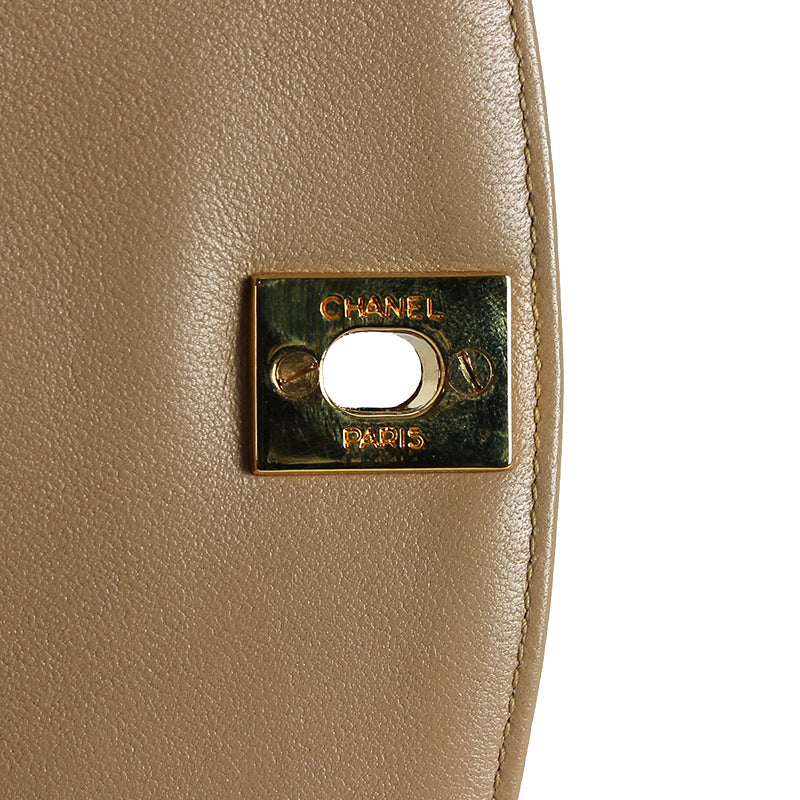 Chanel Beige Vintage Small Flap Bag
