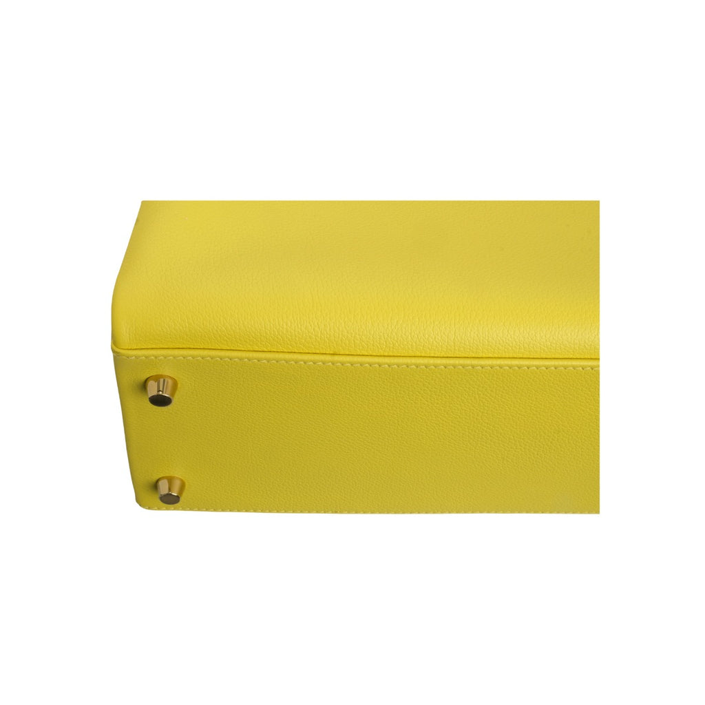 2020 Hermès Lime Kelly 32 Gold Hardware