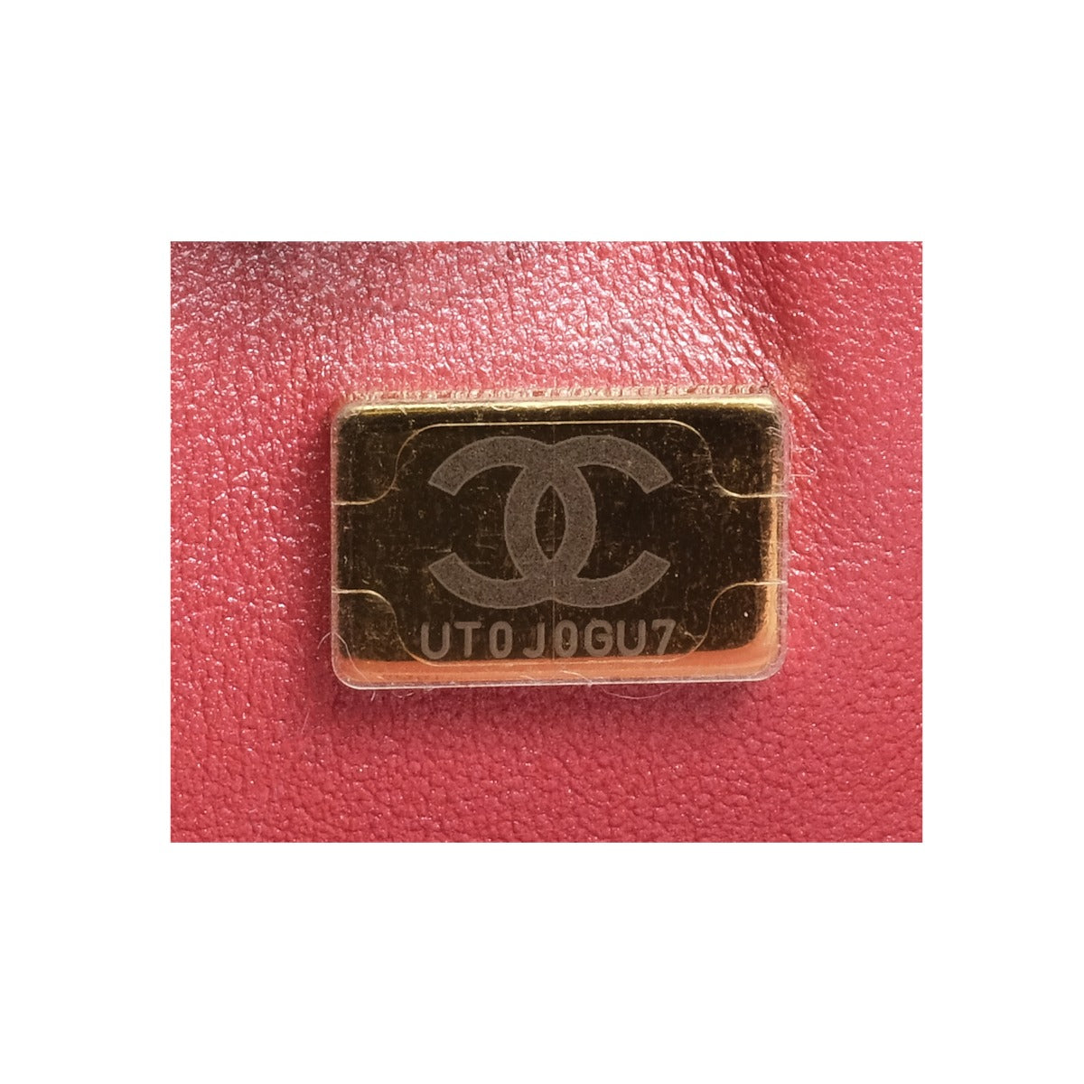 Chanel Classic Dark Pink Iridescent Medium Double Flap Bag