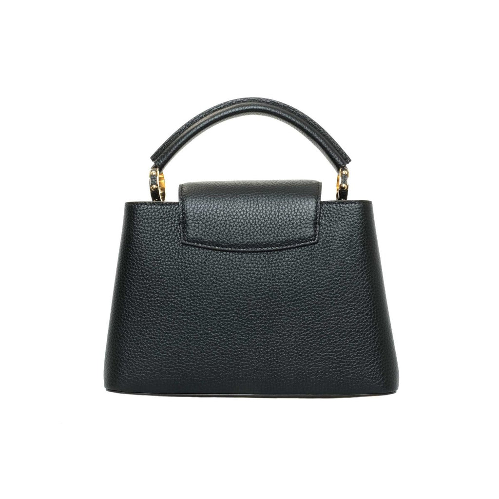 Louis Vuitton Black Taurillon Capucines BB