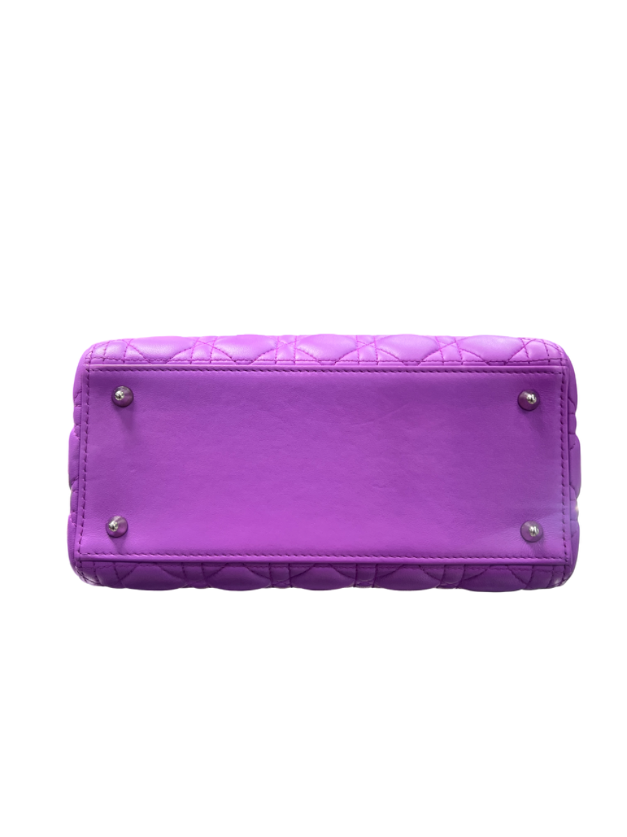 Christian Dior Lavender Medium Lady Dior Bag