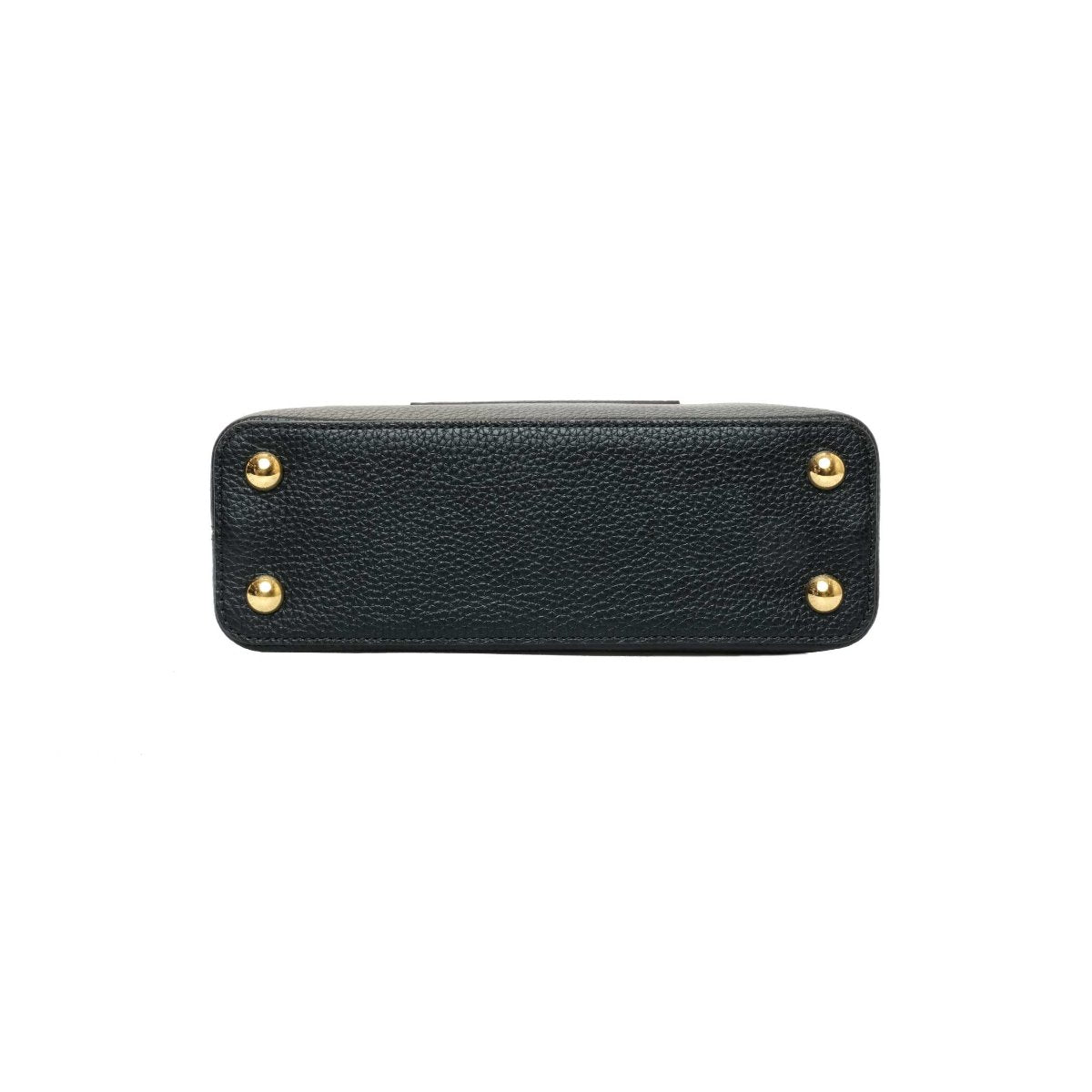 Louis Vuitton Black Taurillon Capucines BB