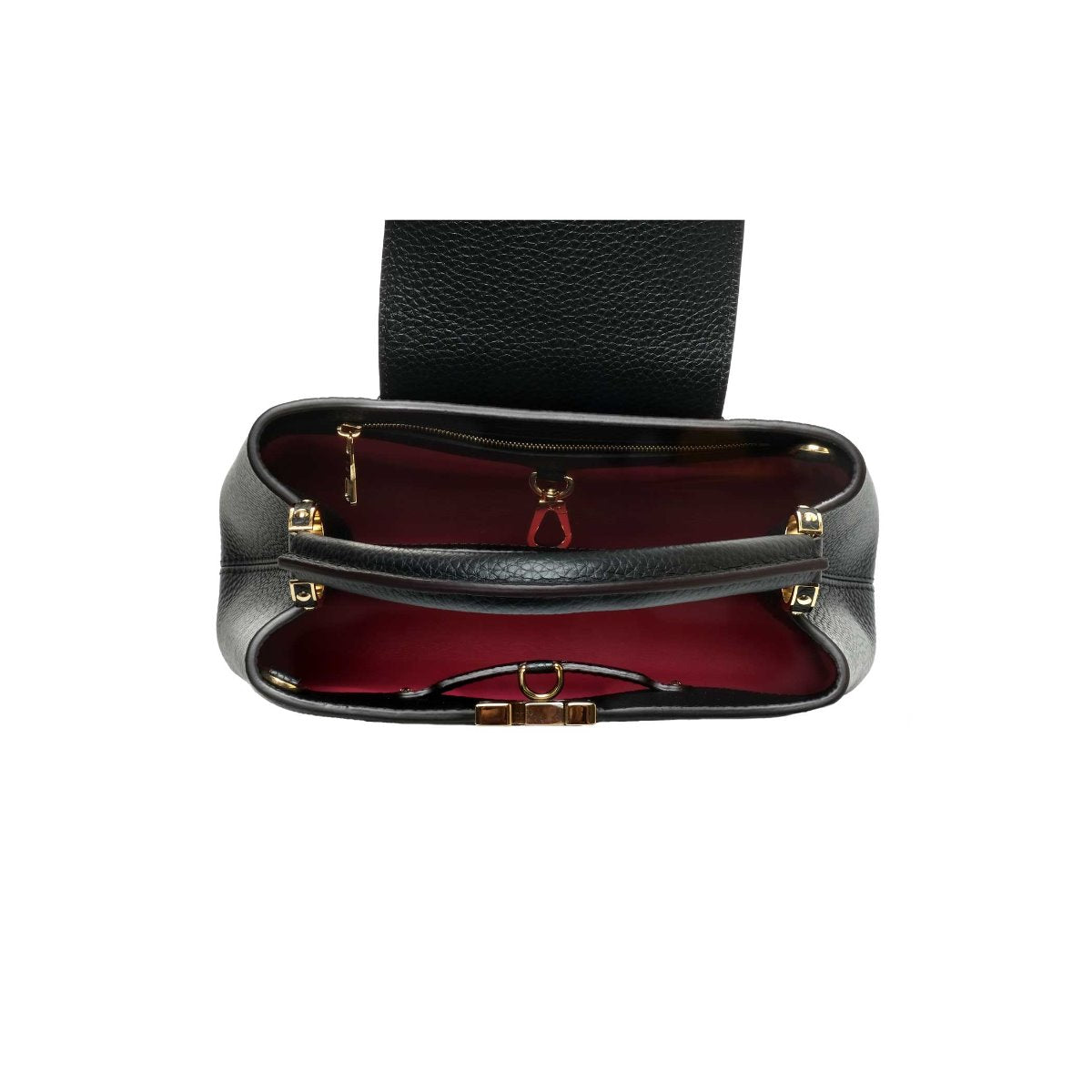 Louis Vuitton Black Taurillon Capucines BB
