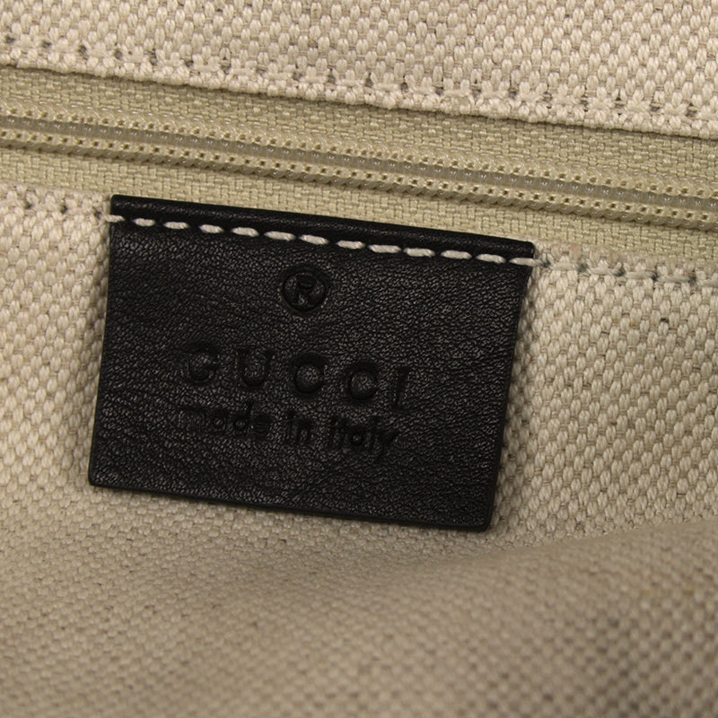 Gucci Black Sukey Guccissima Medium Handbag