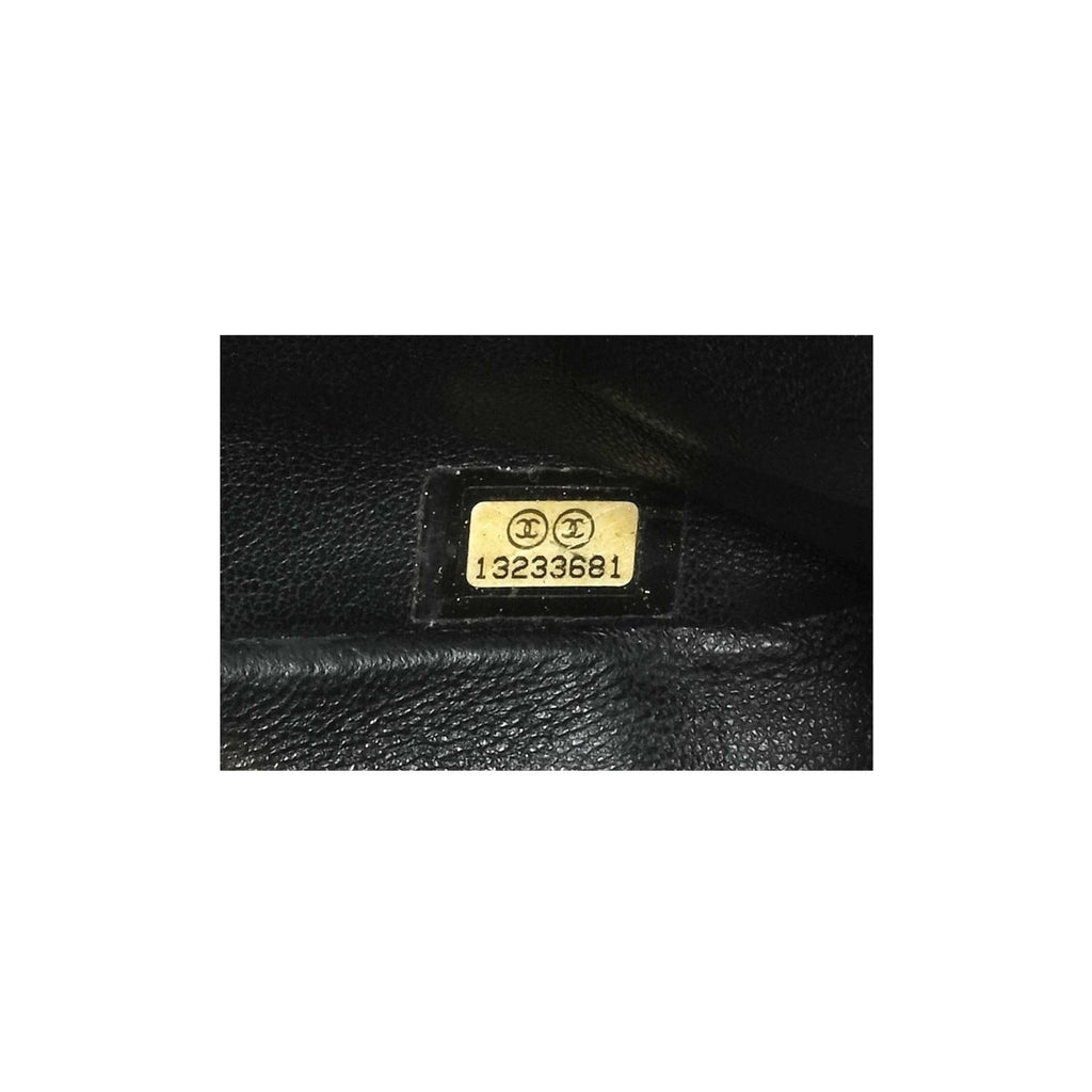 Chanel Black Caviar Leather Classic jumbo Single Flap