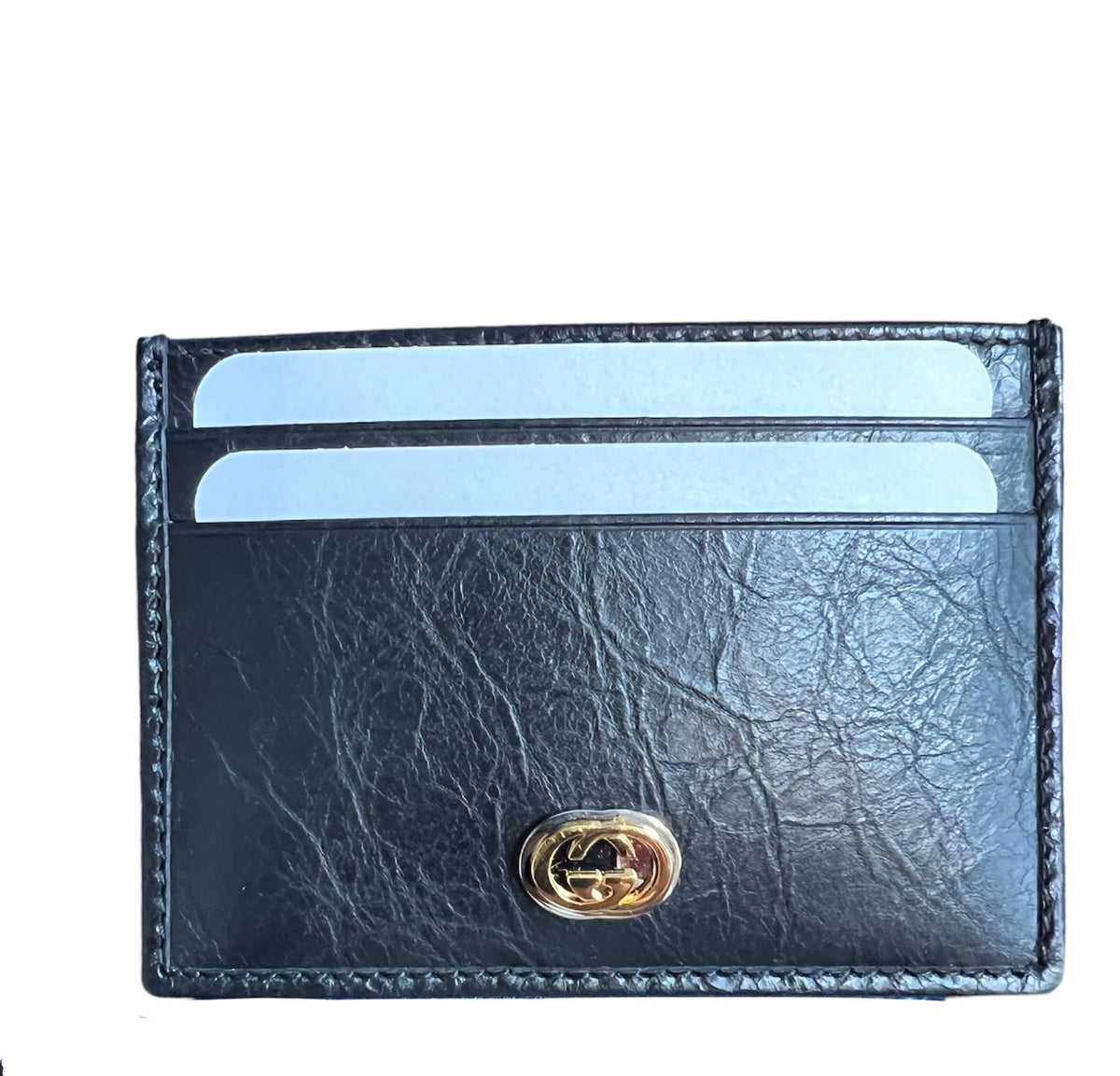 Gucci  Black leather Cardholder