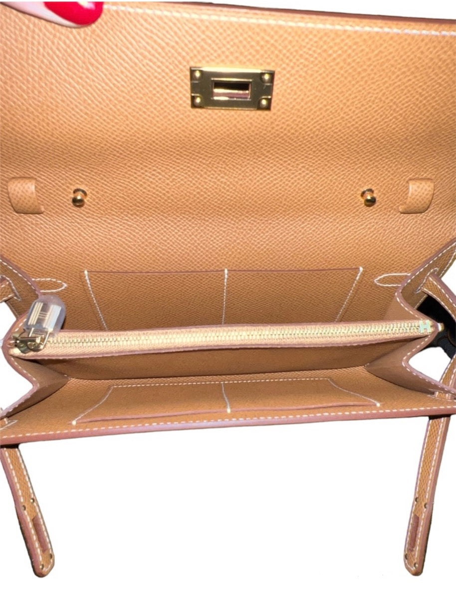 Hermes Gold Epsom Kelly To Go