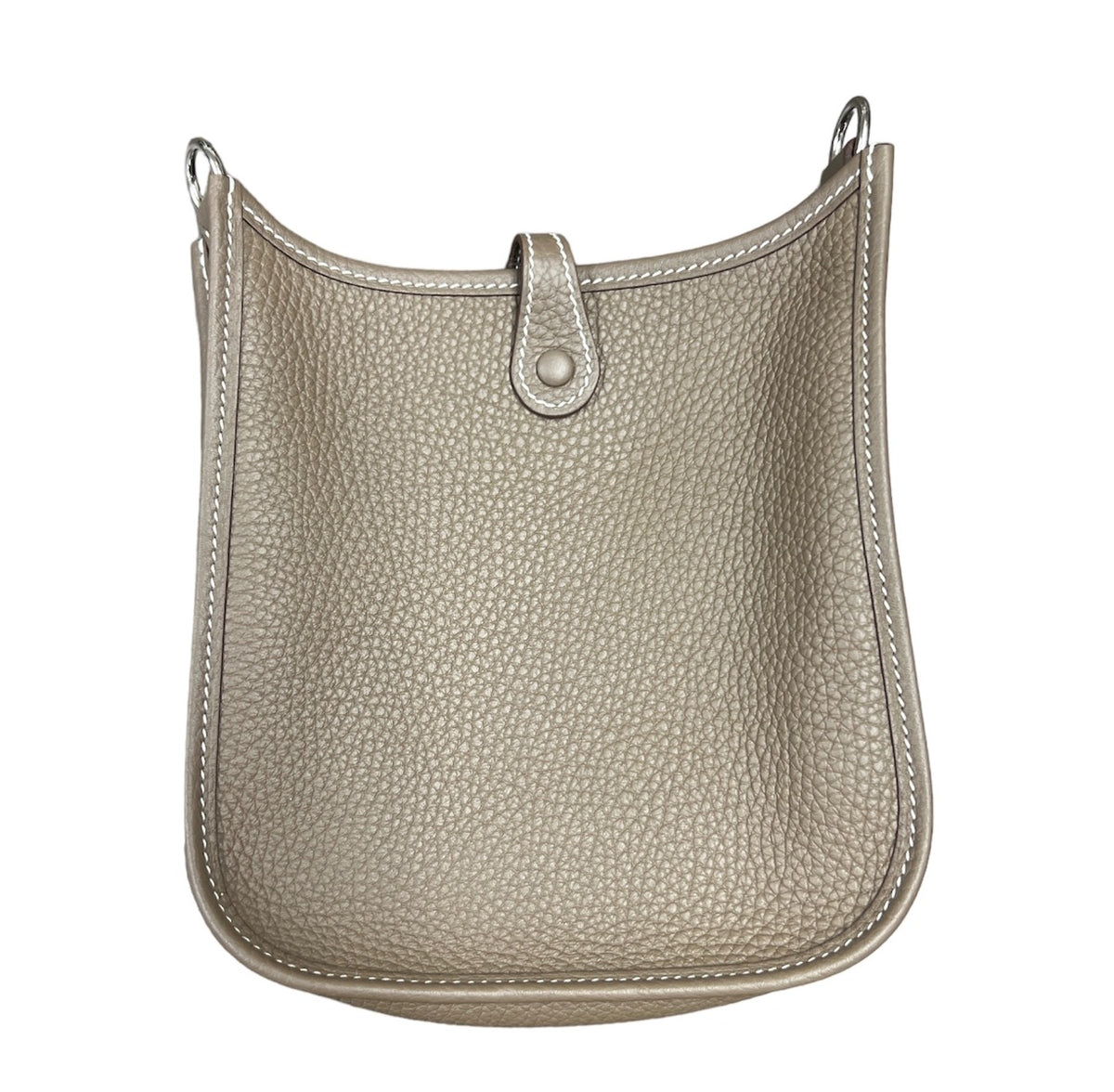 Hermes Etoupe Clemence Evelyn TPM Bag