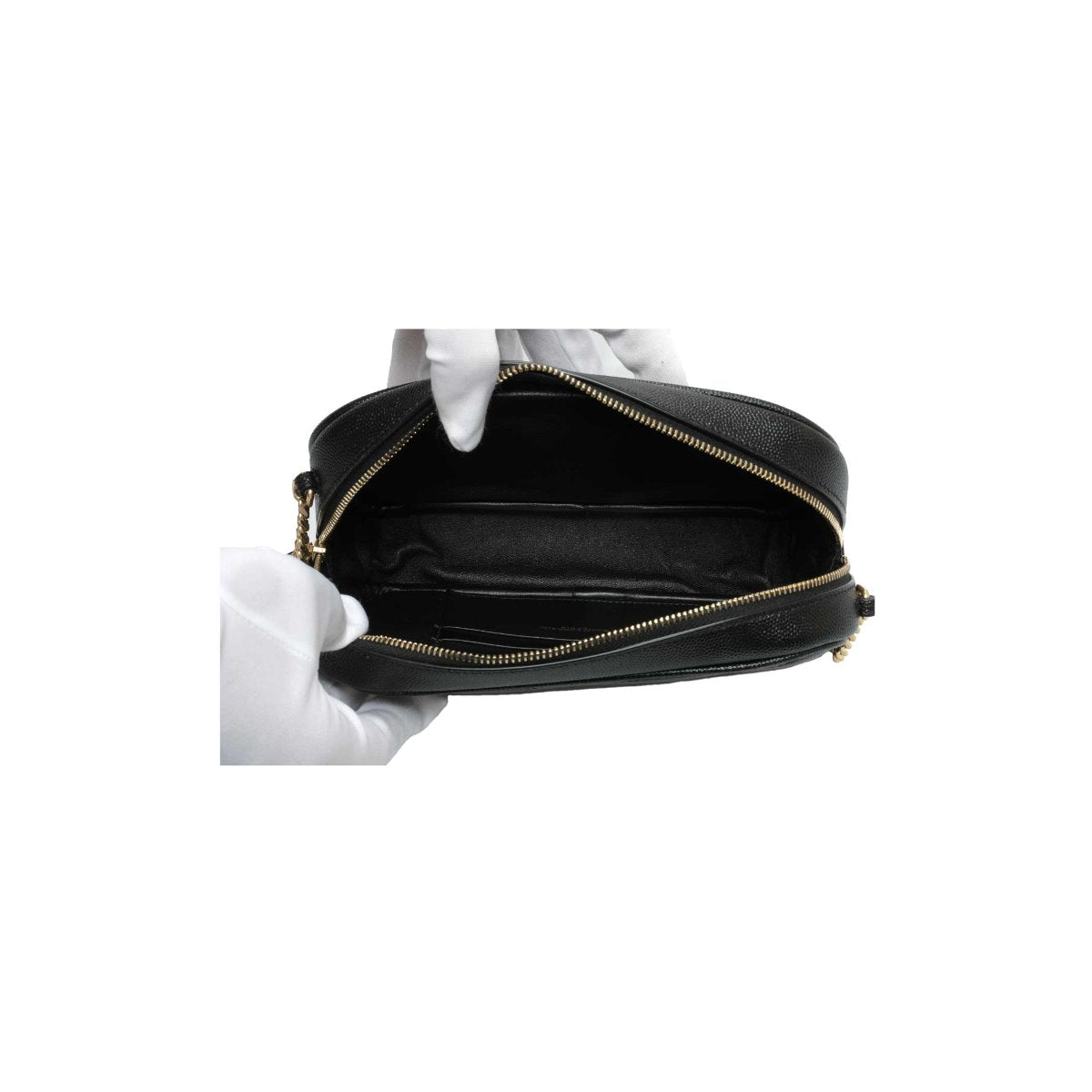 Yves Saint Laurent Black  Monogram Camera  bag