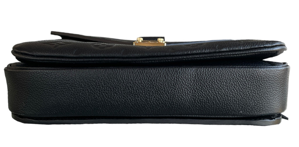 Louis Vuitton Black Empreinte Pochette Metis Bag
