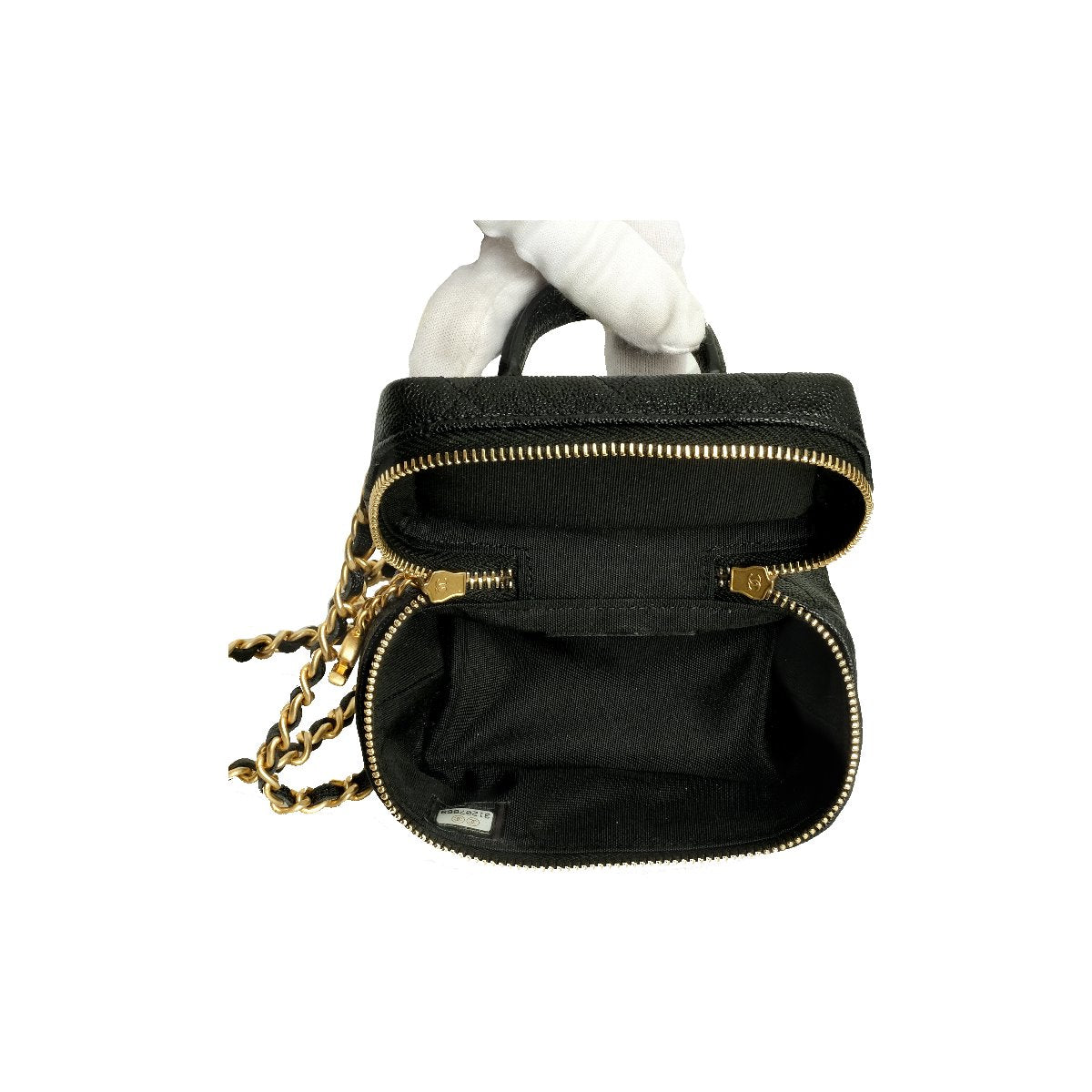 2021 Chanel Black Small Vanity With Chain
