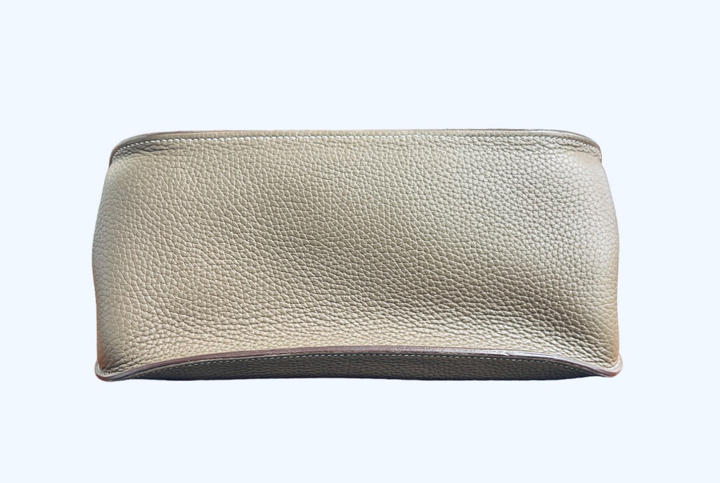 Hermes Etoupe  Taurillon Clemence Jypsiere 28 Bag