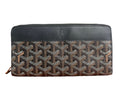 Goyard Goyardine Matignon Zip Around GM Wallet Black