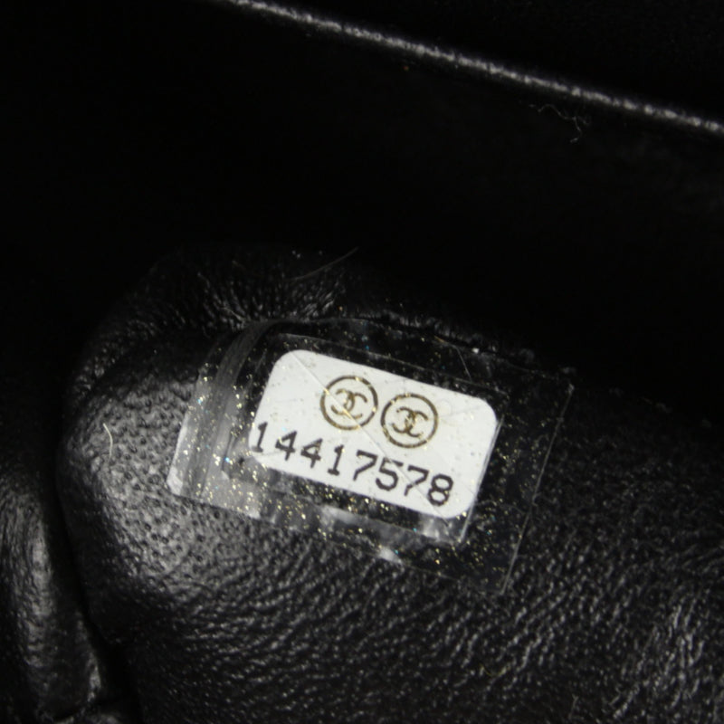 Chanel Black Patent Maxi Double Flap Bag