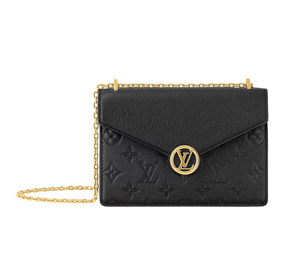 Louis Vuitton Black Empriente Wallet on Chain Rosy